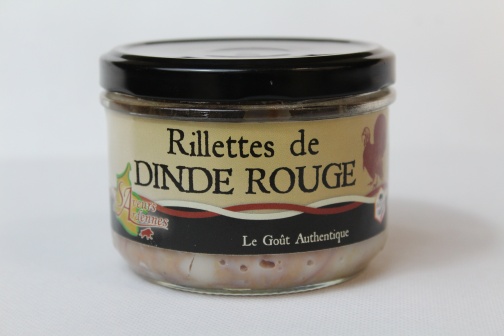 RILLETTES DINDE ROUGE 180 grs