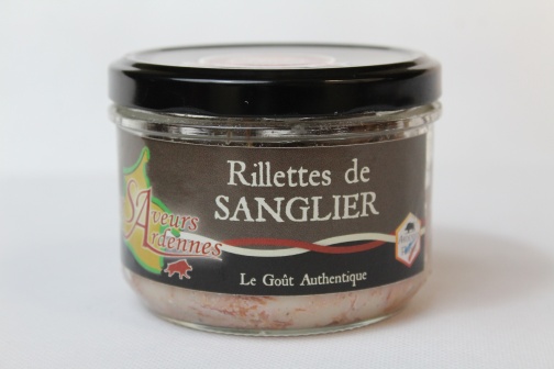 RILLETTES SANGLIERS 180 grs